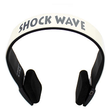 shockwave冲击波 SHB-901BH 蓝牙置麦可通话 有线无线双用耳机 纯洁白